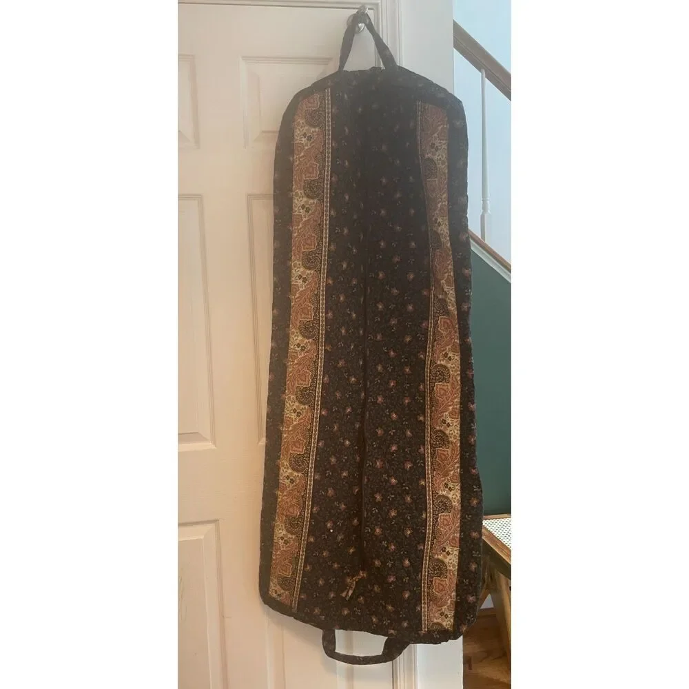 Vintage Quilted Clothing Storage Bag Floral Paisley Hanging Dress Organizer 53